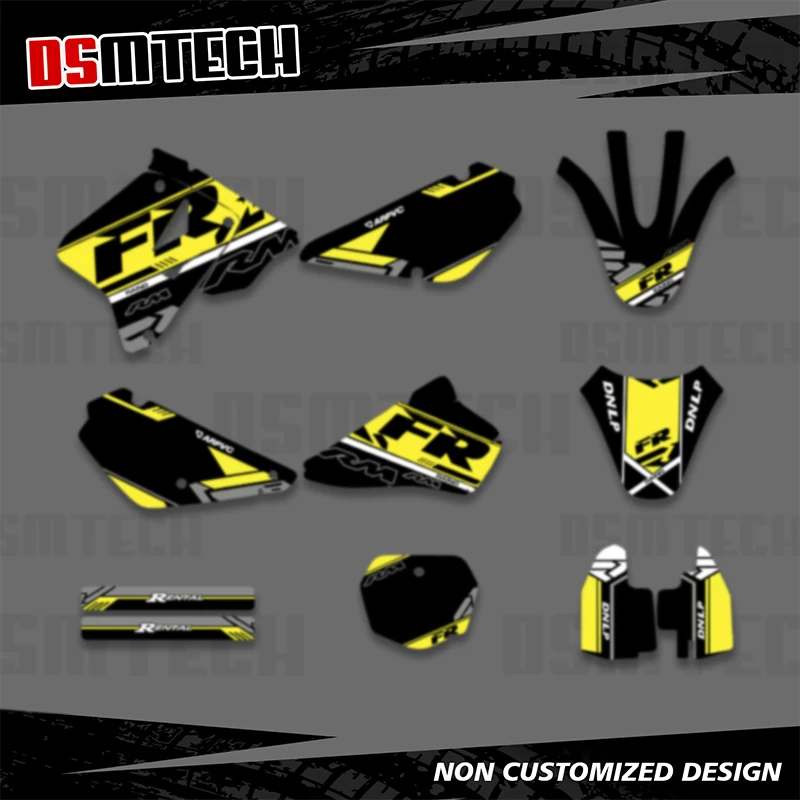 

Графические фоны DSMTECH, наборы наклеек для Suzuki RM85 2001-2009 2010 2011 2012 2016 2017 2018 RM 85