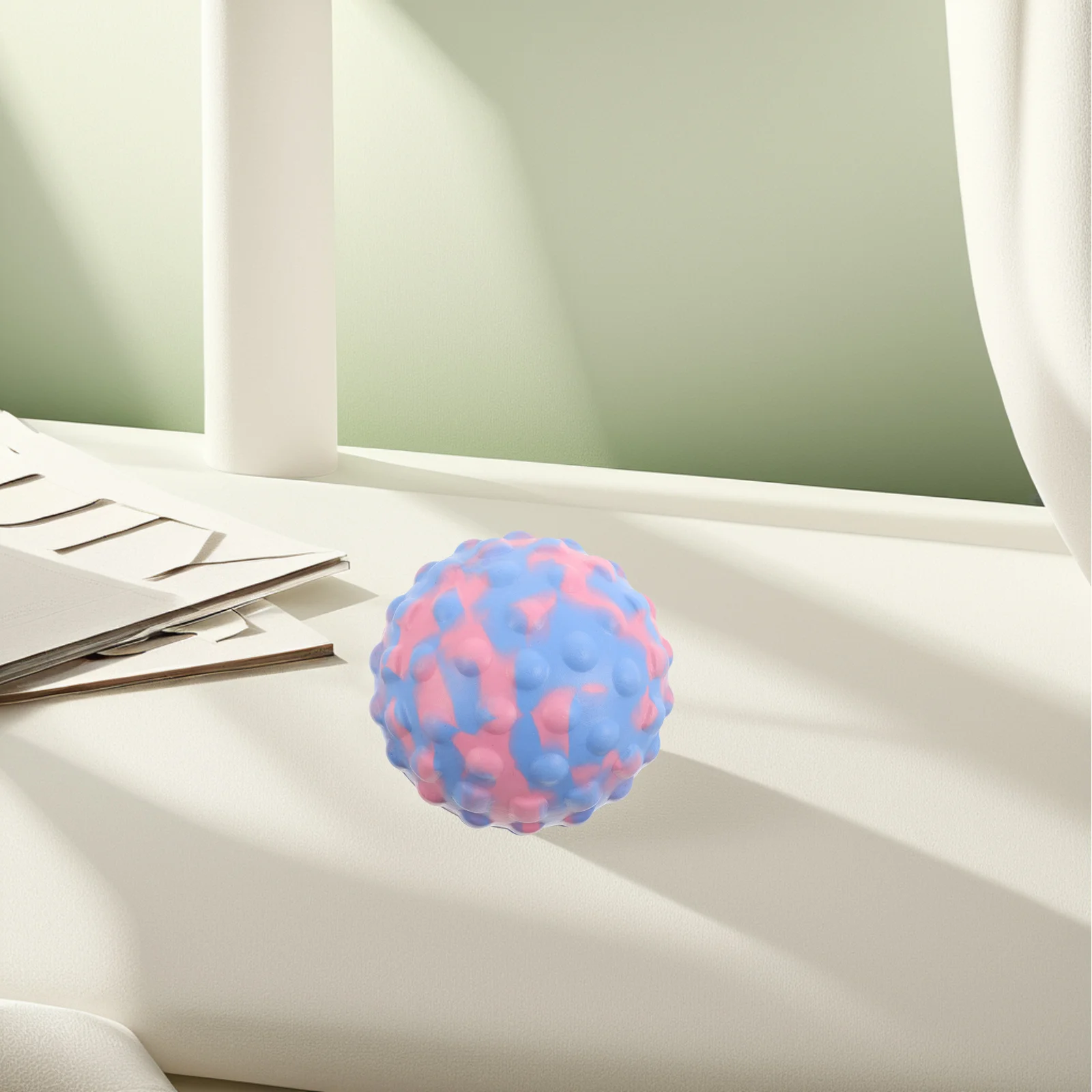 Многофункциональный массажный шарик 7 см для йоги и расширения фасциального времени, нацеливающий ноги, шею, спины, улучшенная кровообращение, стимуляция меридиана