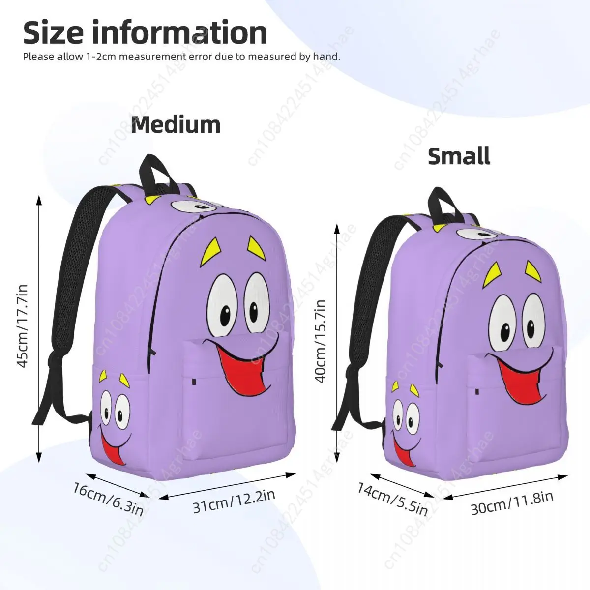 Doras The Explorer Backpack Fashion Backpack Ringan untuk Mahasiswa, Hiking, Travel, Daypack untuk Pria Wanita, Tas Laptop Komputer Kanvas