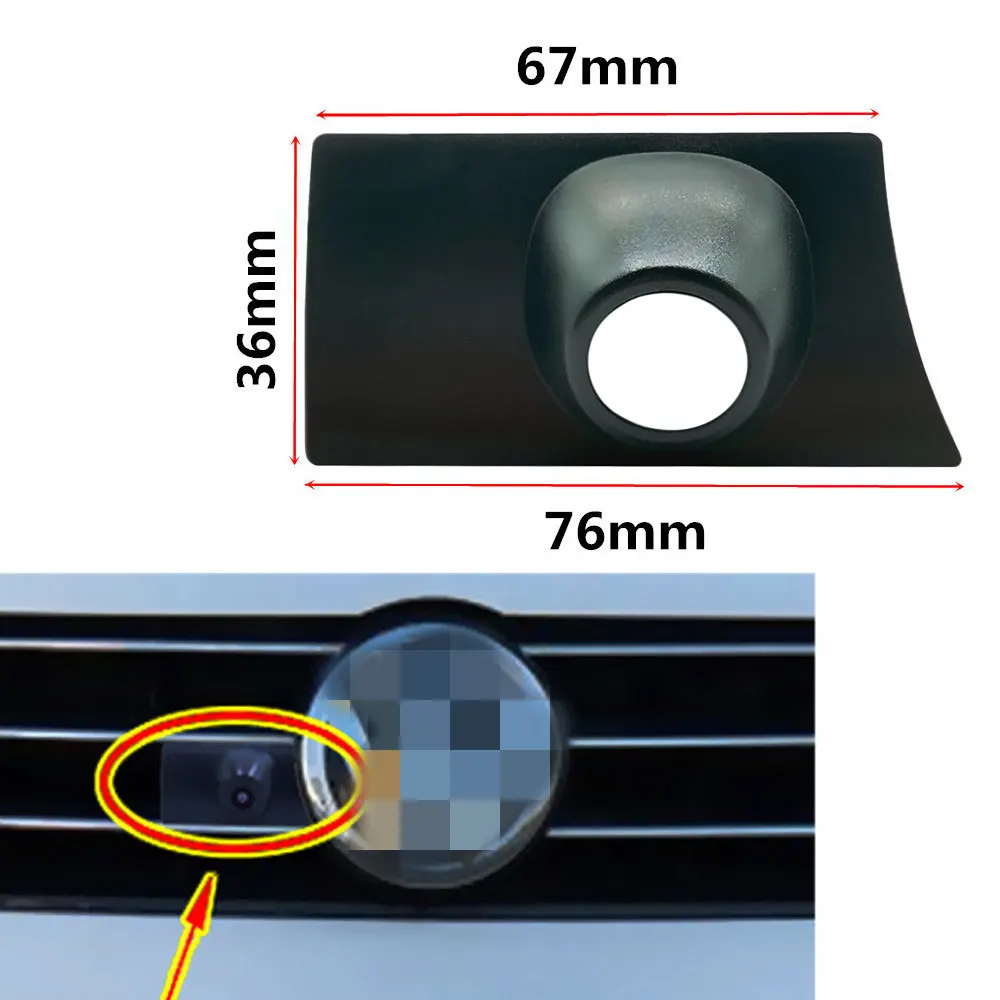 YIFOUM Car Front View Positive Logo Camera Bracket Shell Frame Housing For Volkswagen VW Sagitar 2017 2018