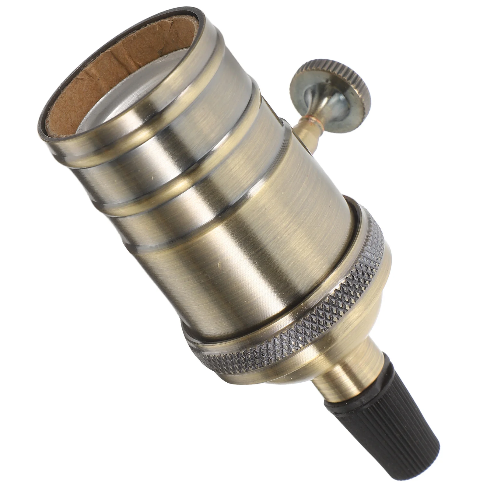 

Lamp Socket Holder Vintage Industrial Style Built-In Switch For Pendant Ceiling Floor Lights Metal Bulb Socket Replacement