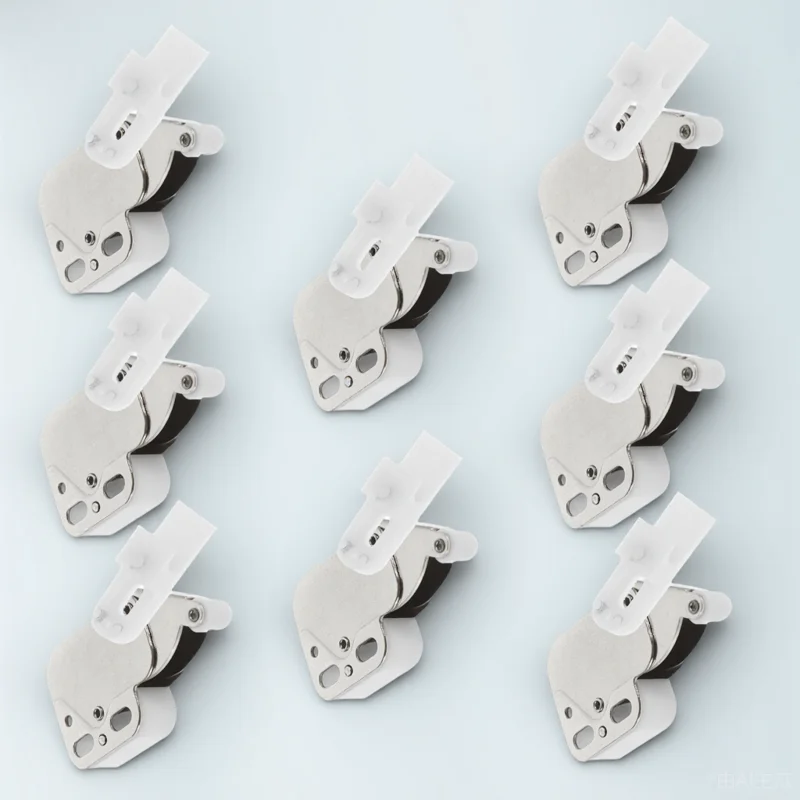

8pcs Self-Closing Door Latch Spring Loaded Cabinet Lock For Kitchen Bathroom Cupboard Strong Steel Hidden Push To
