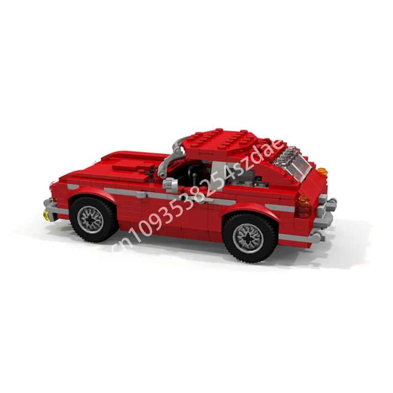 407PCS Moc Technische Racing MG MGB GT-Miniland 1:21Supercar Model Bouwstenen Snelheid Voertuig Bricks Speelgoed Kinderen Volwassen Geschenken