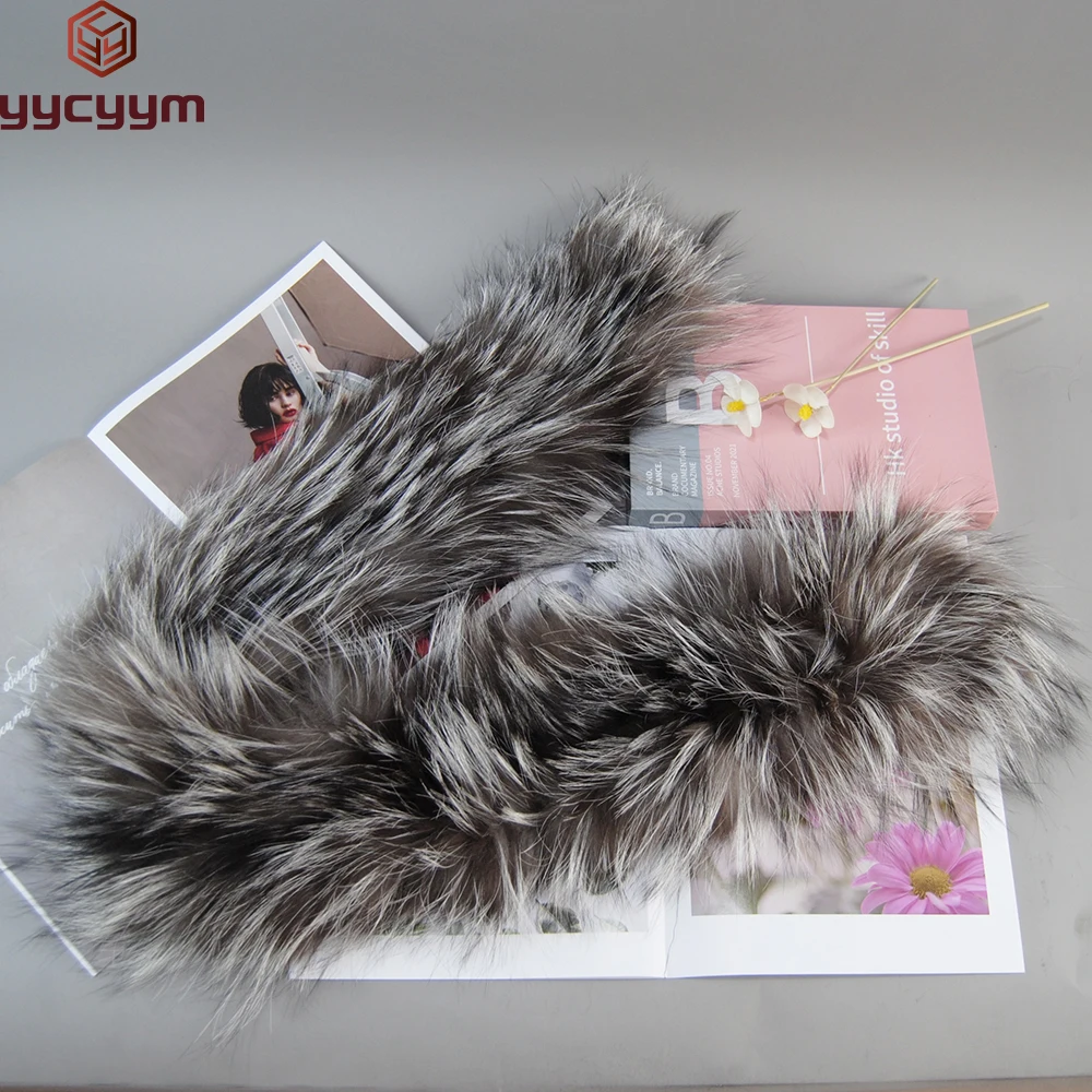 

New Style Women Real Fox Fur Scarf Girls Winter Warm Soft Knitted Real Fox Fur Neckerchief Quality Natural Fox Fur Ring Scarves