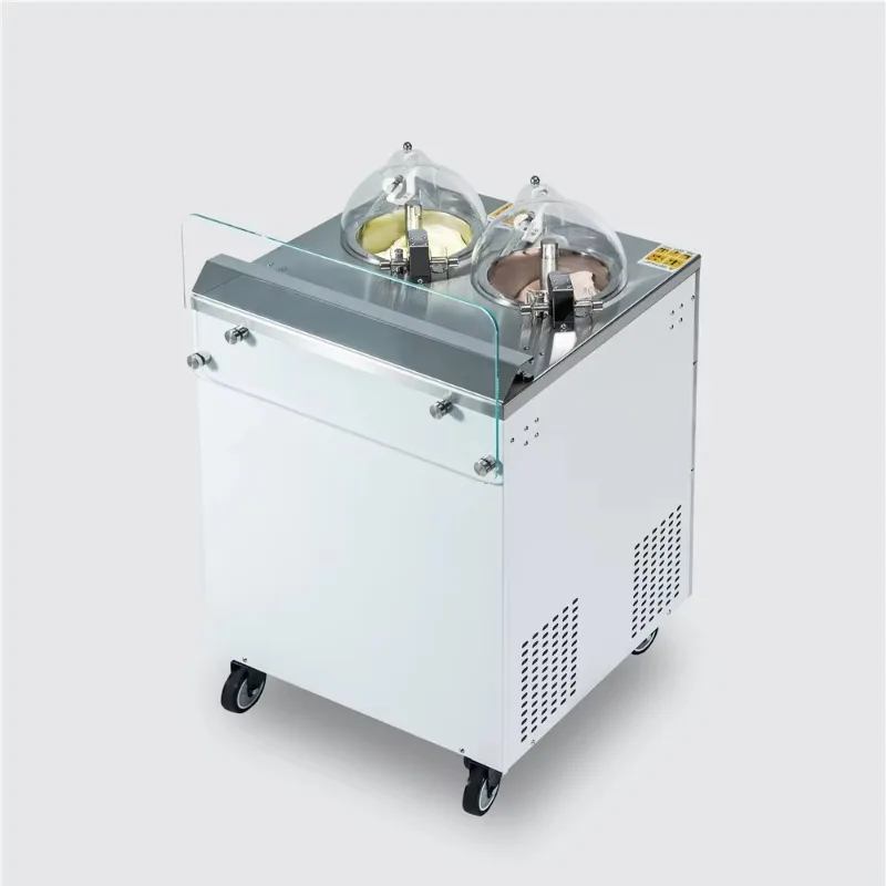 Three Flavors Yogurt Fruit Nuts Commercial Hard Ice Cream Maker PRO V2