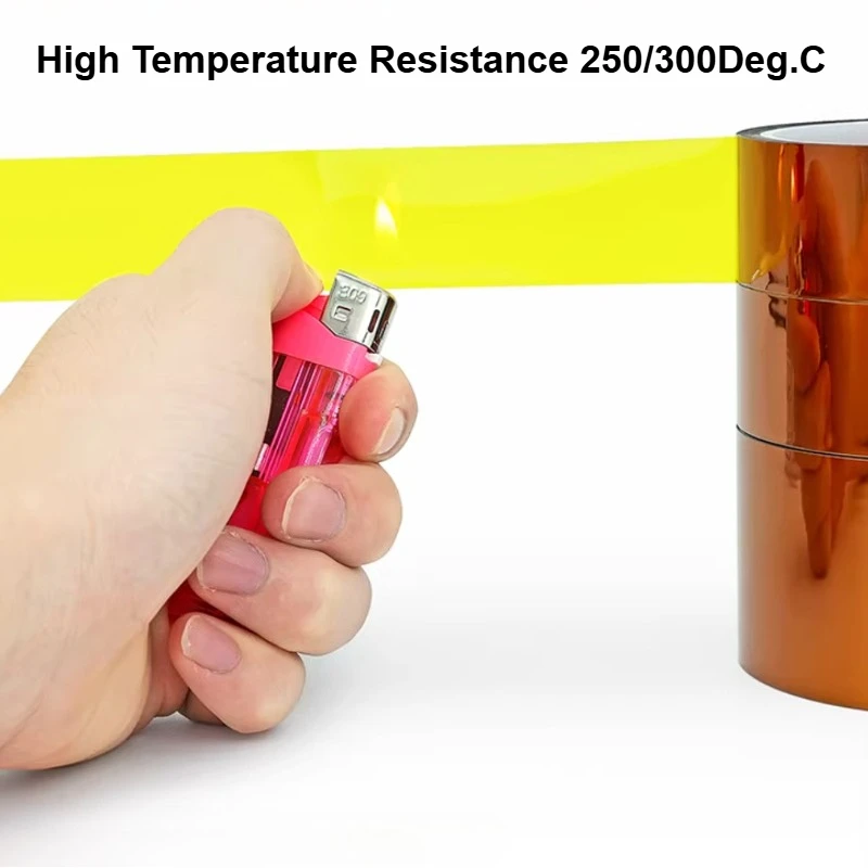 High Temperature Heat Каптон Tape Thermal Insulation Tape Electronics Board Protection Polyimide Adhesive Insulating Tape