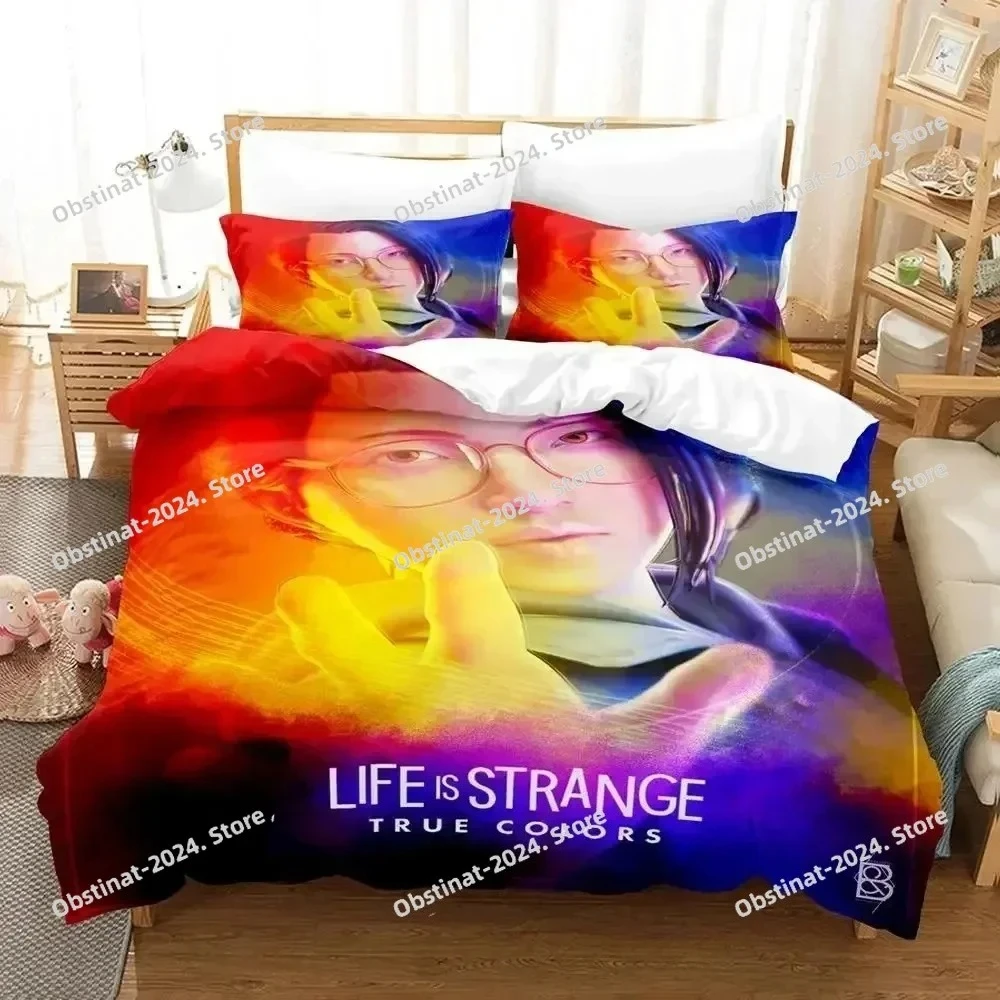 

Game Life is Strange Before the Storm Bedding Set Printed Duvet Cover Sheet Pillowcase Bed Soft Quilt Cover Full Queen King Size