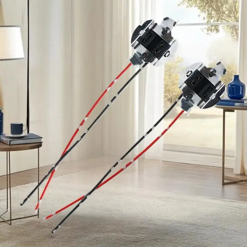 حزمة من 2 موصل قاعدة المصباح الأمامي Sagitar، محول أسلاك حامل مصباح الهالوجين H7 #1