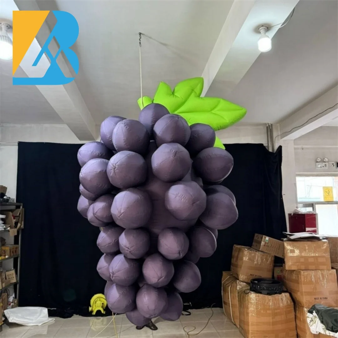 Wykonane na zamówienie artykuły imprezowe Gigantyczne nadmuchiwane winogrona do pięknych zabawek do dekoracji sceny