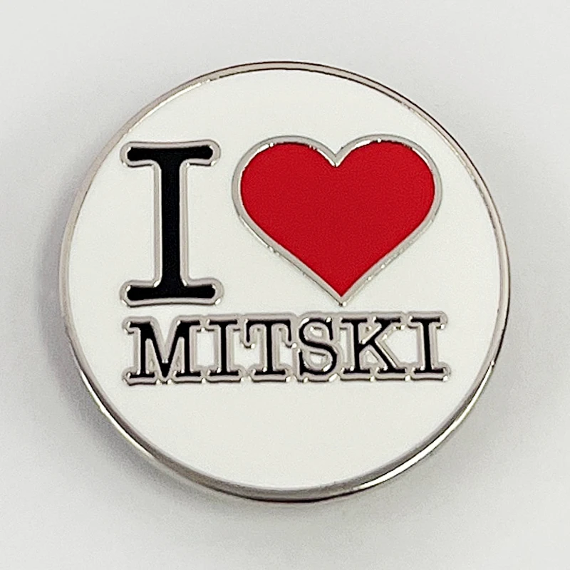 i love Mitski enamel pin buttons singer music jewelry Accessories