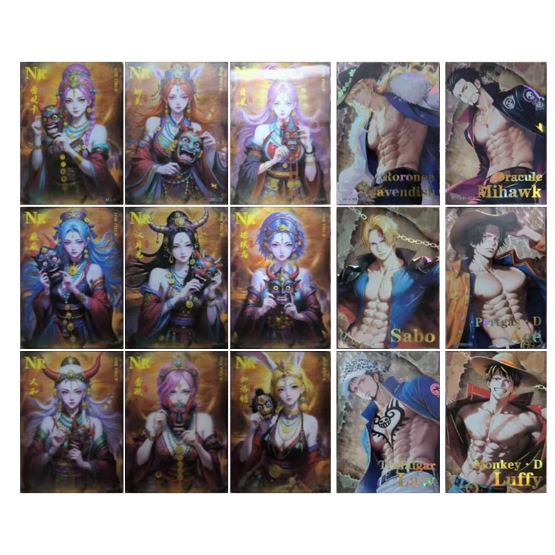 

Japanese Anime One Piece Monkey D. Luffy Yamato Sabo Portgas-D- Ace Collectible Cards Christmas Birthday Gifts Children's Toys