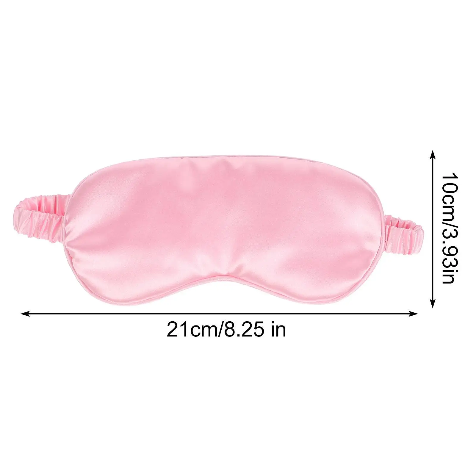 4Pcs Silk Sleeping Eye Cover Sleeping Mask Light Blocking Elastic Band Relax Muscle Stress Relief Travel Home