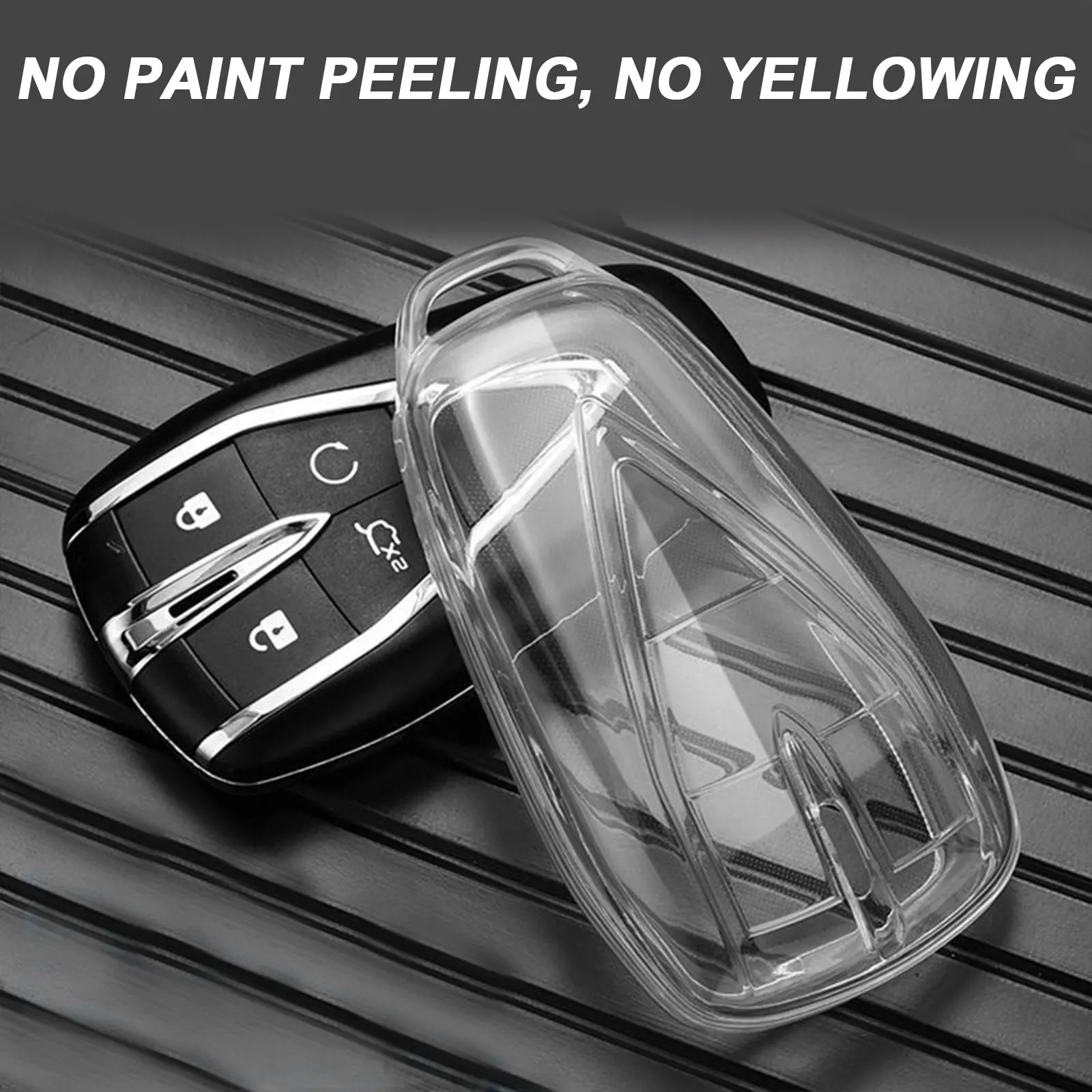 Transparent Tpu Car Key Case Cover Shell For Changan UNIT UNIK CS35PLUS CS55 PLUS CS75 PLUS Oshan X7 X5 Car Accessories