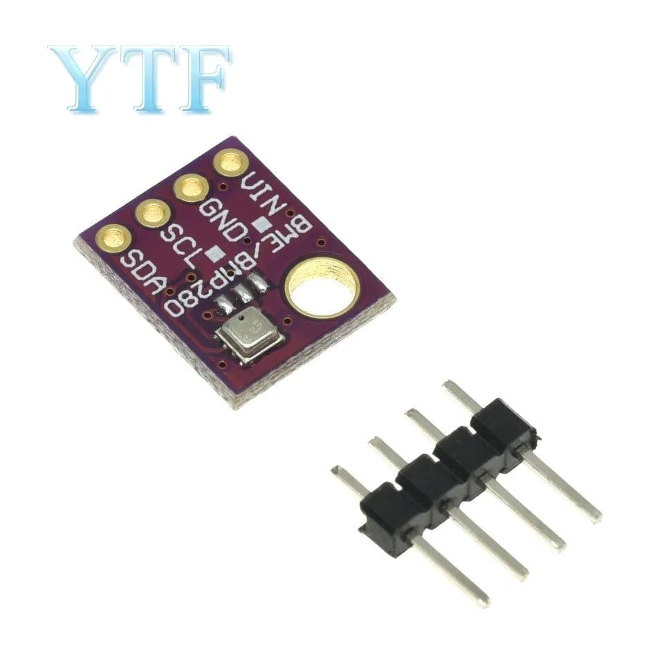 

BME280 5V Digital Sensor Temperature Humidity Barometric Pressure Sensor Module I2C SPI 1.8-5V GY-BME280 GY-BME280-5V BME280-5V