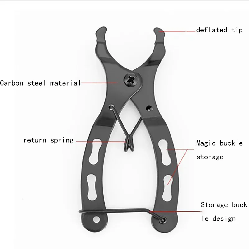 Chain Magic Buckle Pliers Mountain Bike Bicycle Chain Quick Release Buckle Magic Buckle Disassembly And Installation Wrench Tool