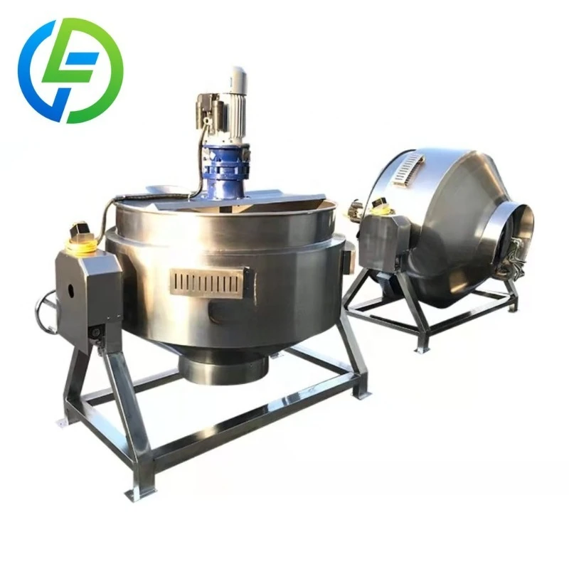 Marmite industrielle en acier inoxydable de qualité alimentaire, chauffage électrique, vapeur, gaz naturel, GPL, cuiseur à confiture, mélangeur, veste, Pot gainé 1 Marmite industrielle en acier inoxydable de qualité alimentaire, chauffage électrique, vapeur, gaz naturel, GPL, cuiseur à confiture, mélangeur, veste, Pot gainé 1