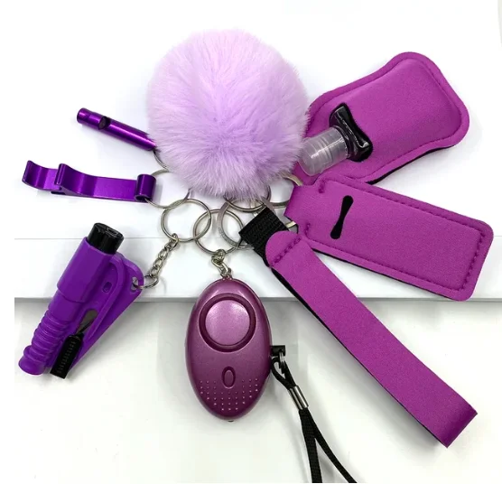 Self-Defense Wholesale Bulk Accessories Defensive Self Defense Keychain Set For Women For Girl Personal Security Self Defense