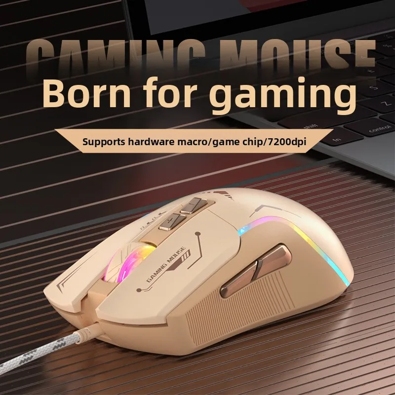 3 Mode Wireless Gaming Mouse With RGB Charging Dock Macro Programmable