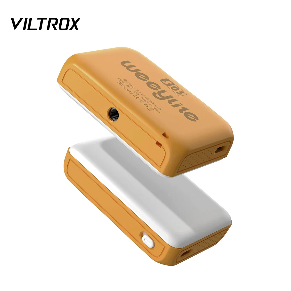 Viltrox S03 Rgb Full Color Fill Light Color Changing Live Selfie Indoor Photo Atmosphere Handheld Mini Photography Light