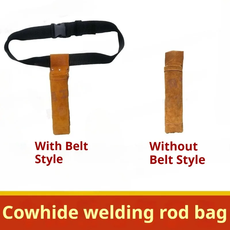 Cowhide Welding Durable Waist Pouch Welders Fire-Resistant Wear-Resistant Tool Electricians High-Altitude Work Tool Holder Bag