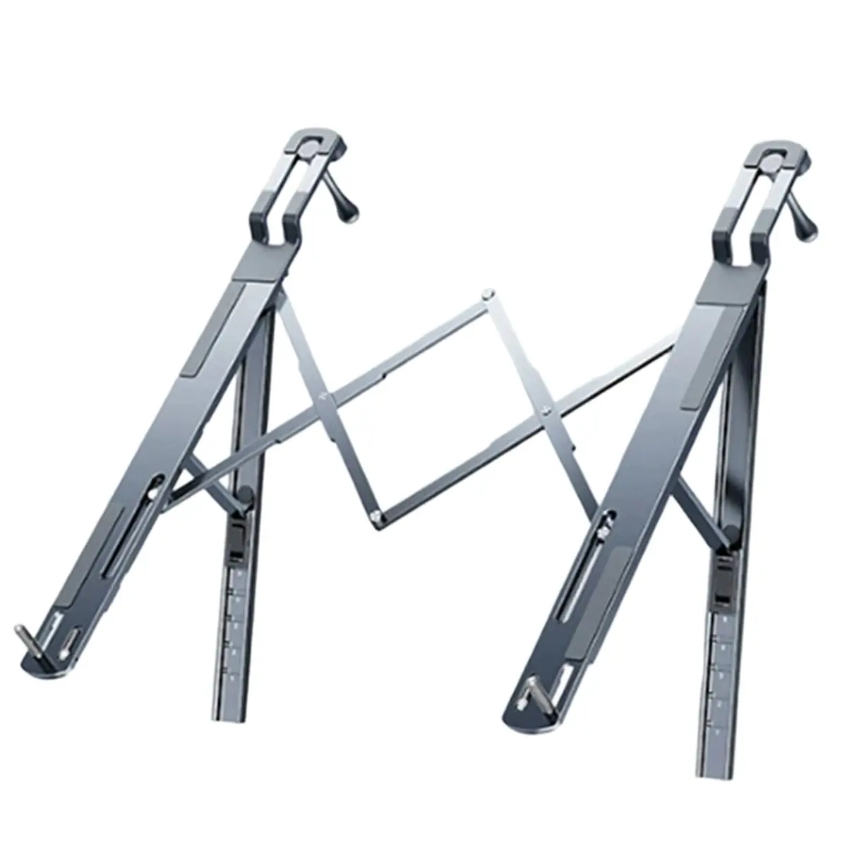 A46U Car Steering Wheel Laptop Stand Portable Foldable 5-Level Adjustable Laptop Bracket Tablet Holder Car Accessories B