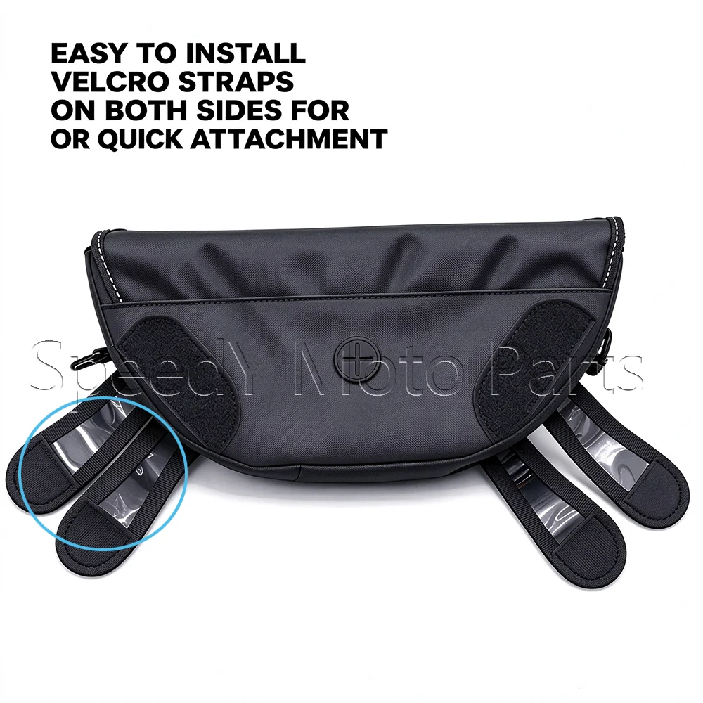 Motorcycle Front Hanging Storage Bag Motorbike Handlebar Riding Bag Multifunctional Accessories For Himalayan 450 5