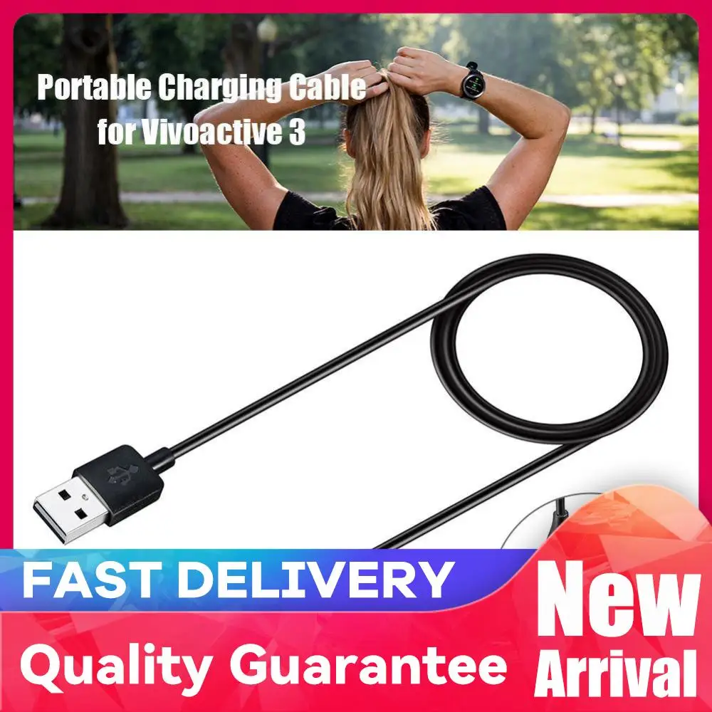 1m USB Charging Cable Cord Charger for Garmin Fenix 6S 6 5 Plus 5X Vivoactive 3 Compatible with GarminActive vivoactive 4