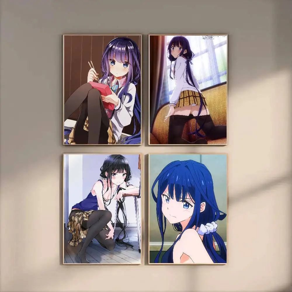 Adagaki Aki Manga Masamune Kun No Revenge Poster Art Sticky Wall Waterproof Home Living Room Bedroom Bar Aesthetic Decoration