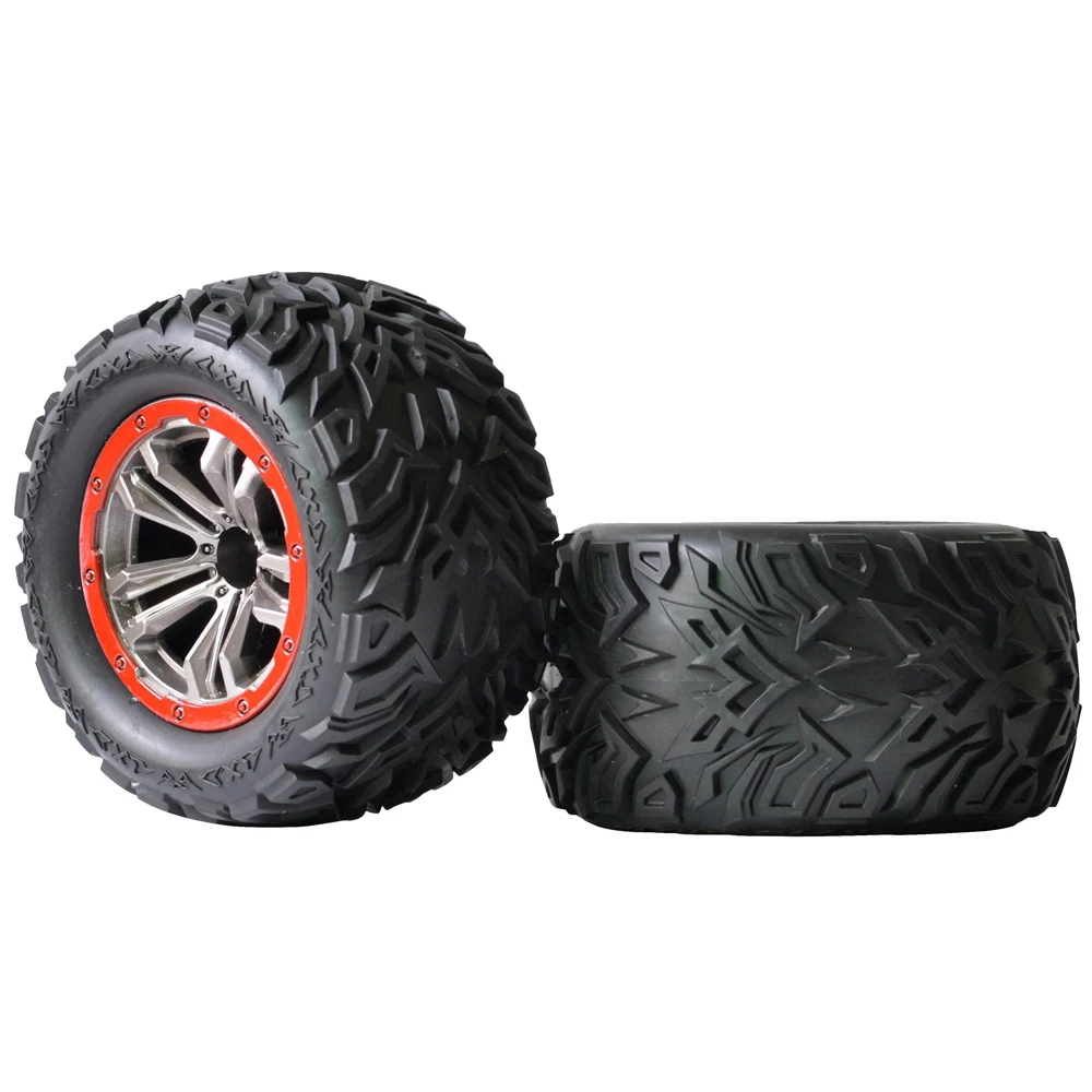 Roue de pneu pratique 4 pièces 56-ZJ02 pour Hosim 9155 9156 Xinlehong 9155 9156 1/12 pièces de rechange de voiture RC