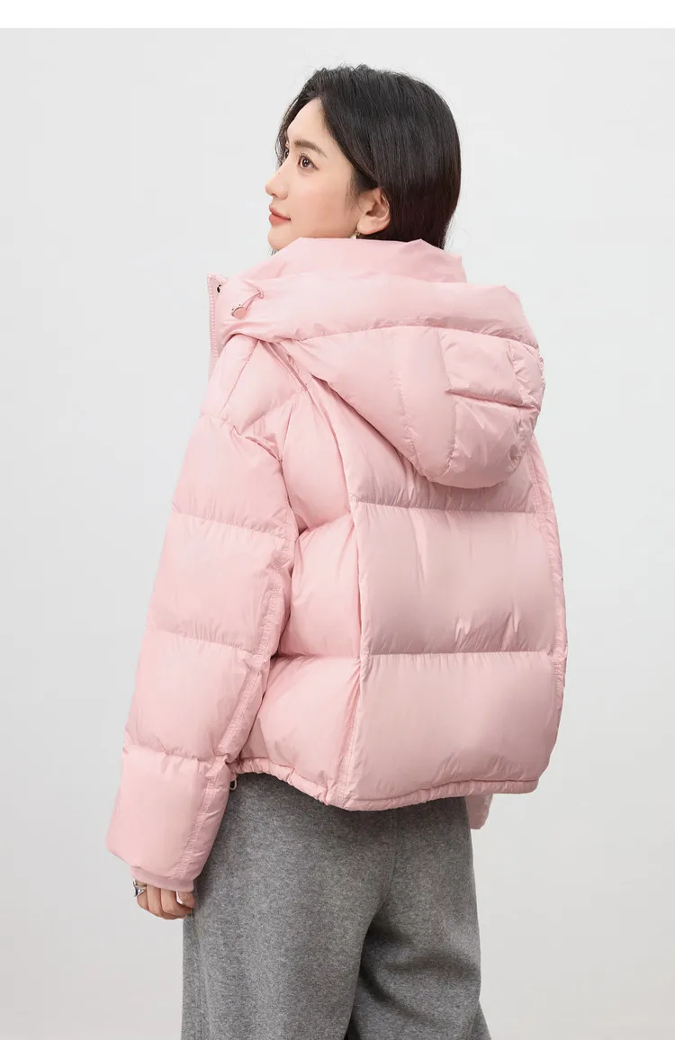SENTUBILA Women's Winter Down Jacket 90% White Duck Down Puffy Puffer 2026 Winter Petite Bubble Coat Warm Outerwear W54YC1771X