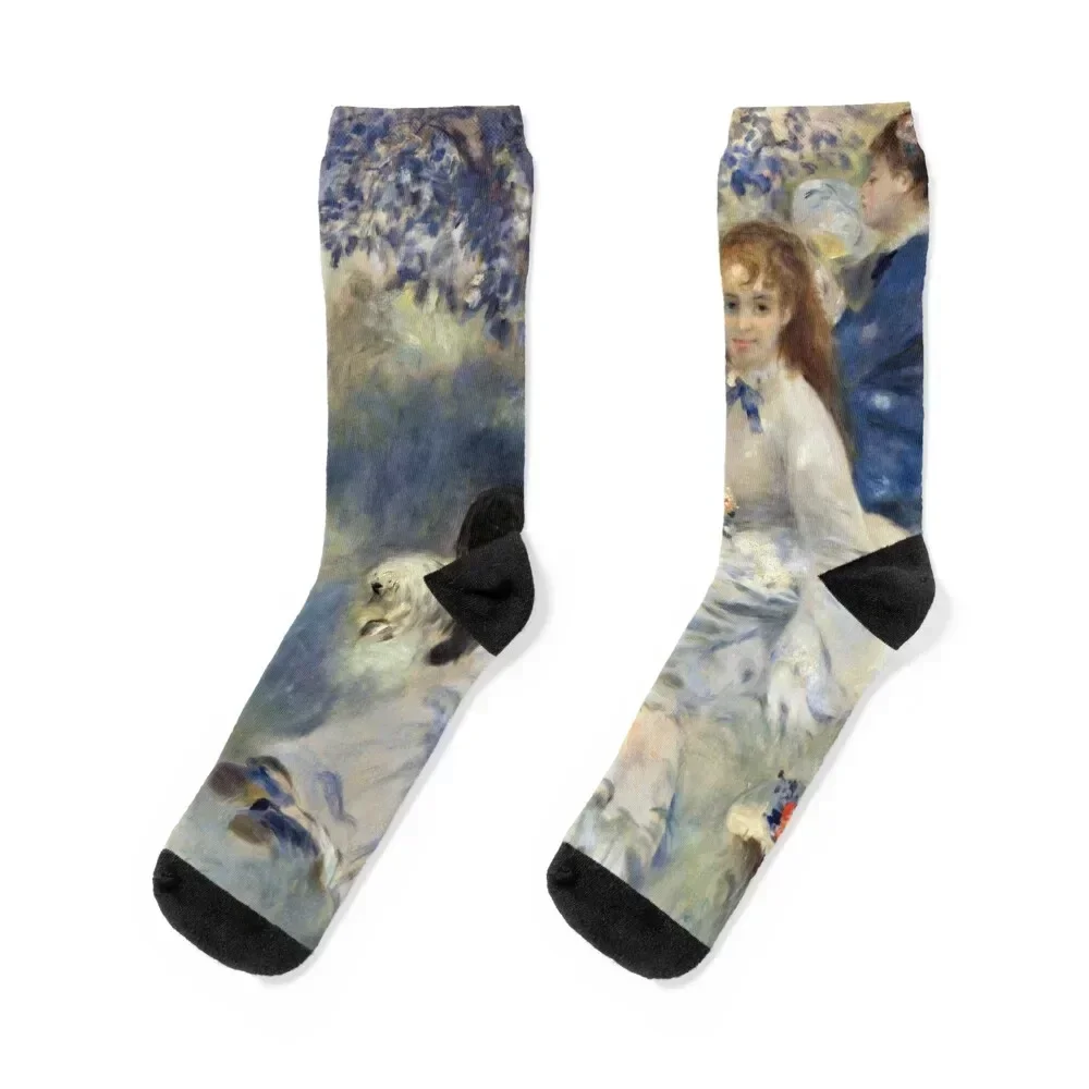 

Henriot Family (La Famille Henriot) (1875) by Pierre-Auguste Renoir. Socks with print anime Socks Woman Men's