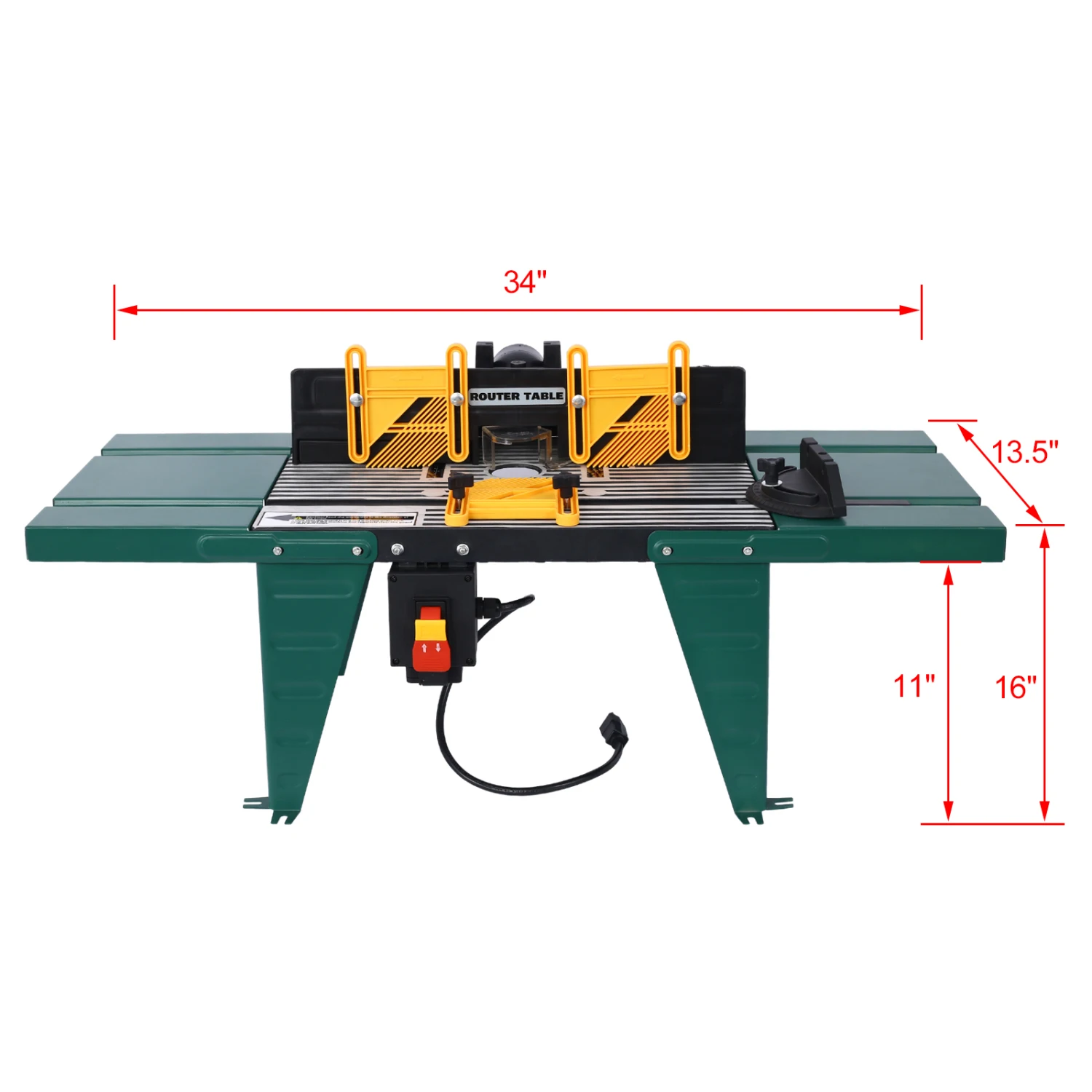 Mesa enrutadora eléctrica de sobremesa, herramienta de artesanía para trabajo de madera, verde