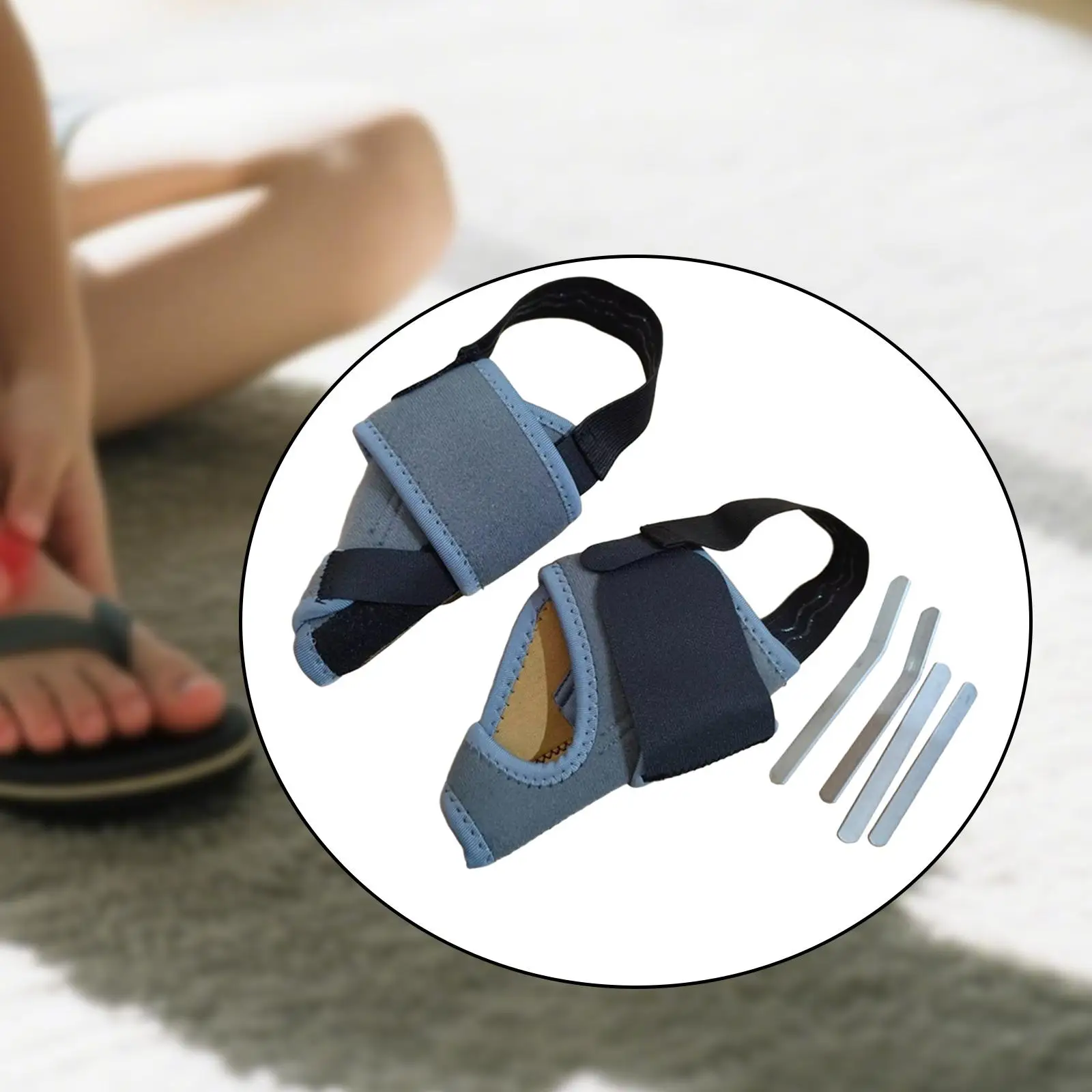 Aluminum Toe Straightener Adjustable Bunion Corrector Portable Pain Relief Splint for Left Right Feet