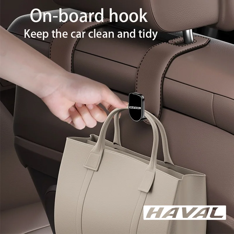 

1Pc Car seat back leather metal hook Interior Accessories for Haval H2H3 H5 H6 H7 H8 H9 f7 m4