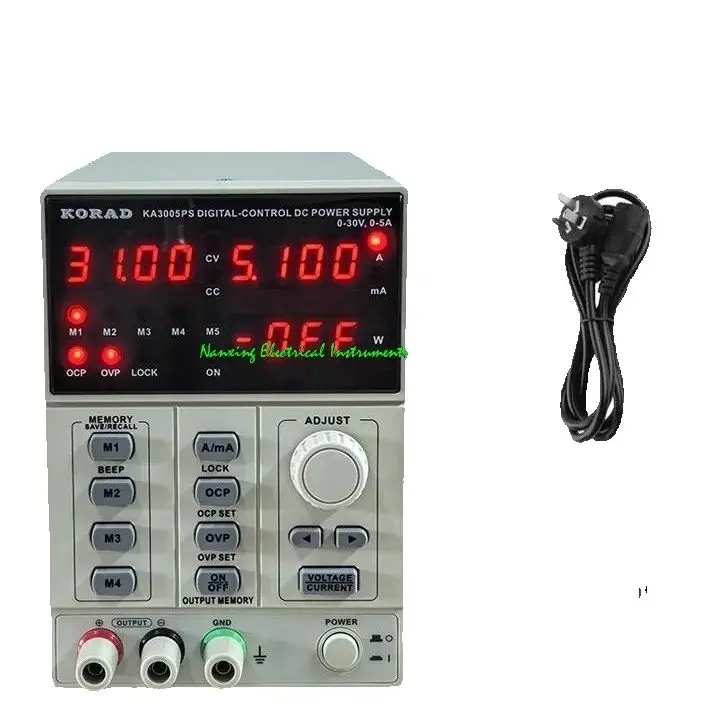 

Высокоточный регулируемый источник питания постоянного тока KORAD для программирования цифр KA3005DS/KA3005PS 30 В/5 А для лаборатории