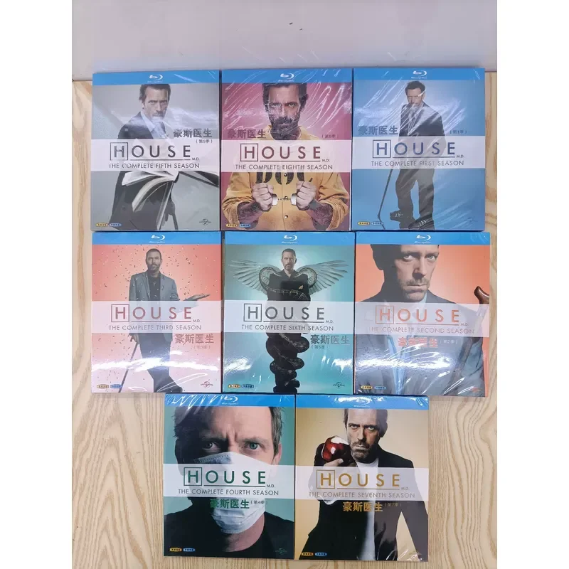 Blu-ray House Season 1-8 23 Disc Boxed Complete Collector's Edition
