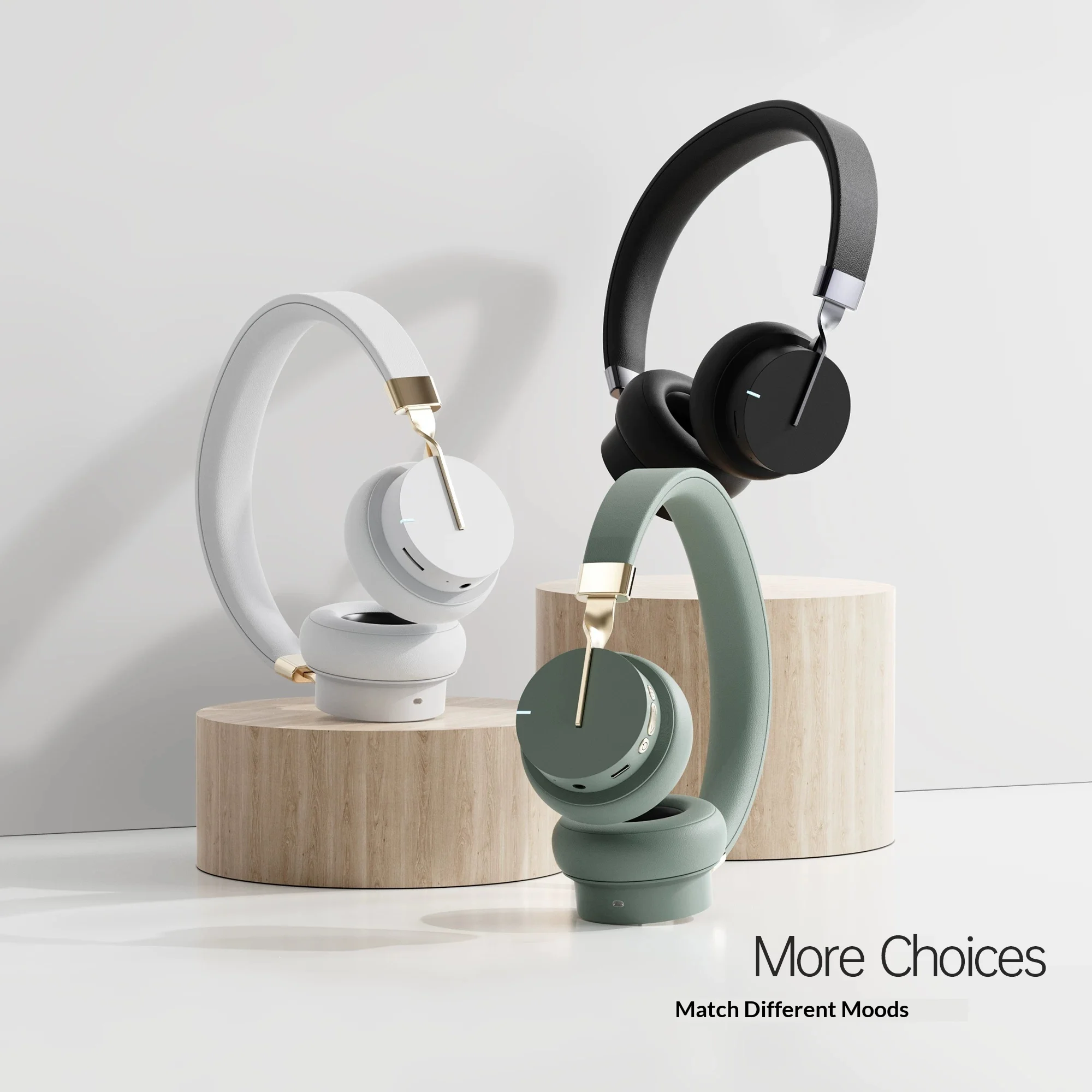 FINGERTIME P3 Wireless Headphones HIFI Sound Effect ENC Call Noise Reduction Esports Headset 40mm Large Moving Coil Mega Bass