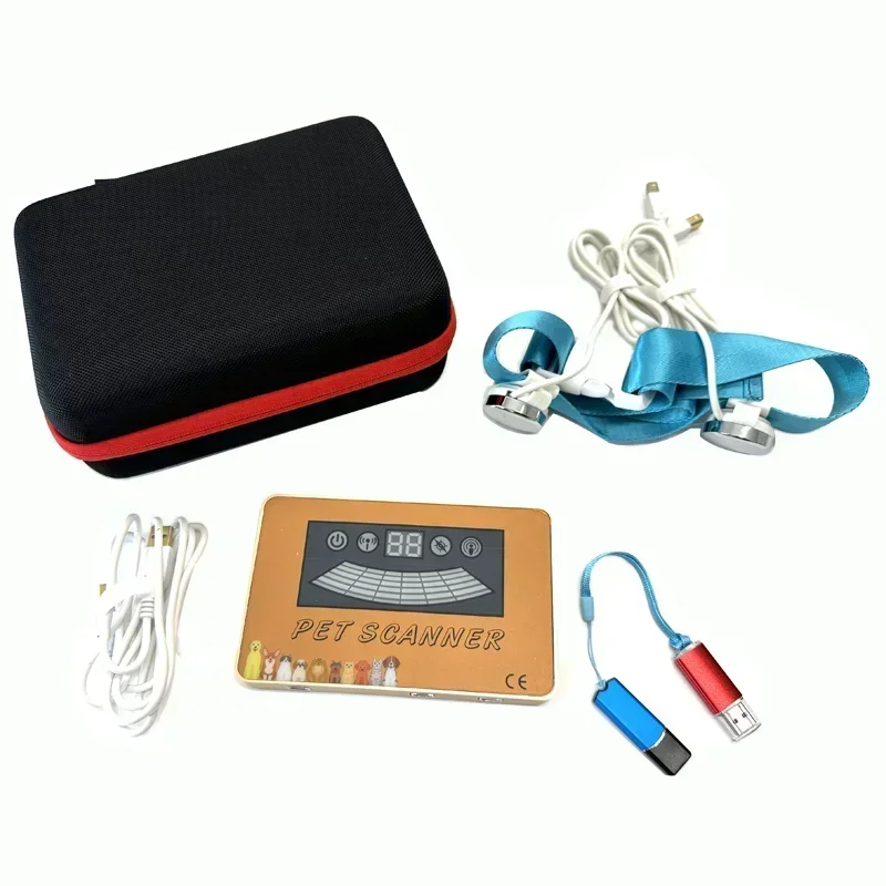 Advanced electronic equipment Pet scanner quantum analyzer health status and main problems detector