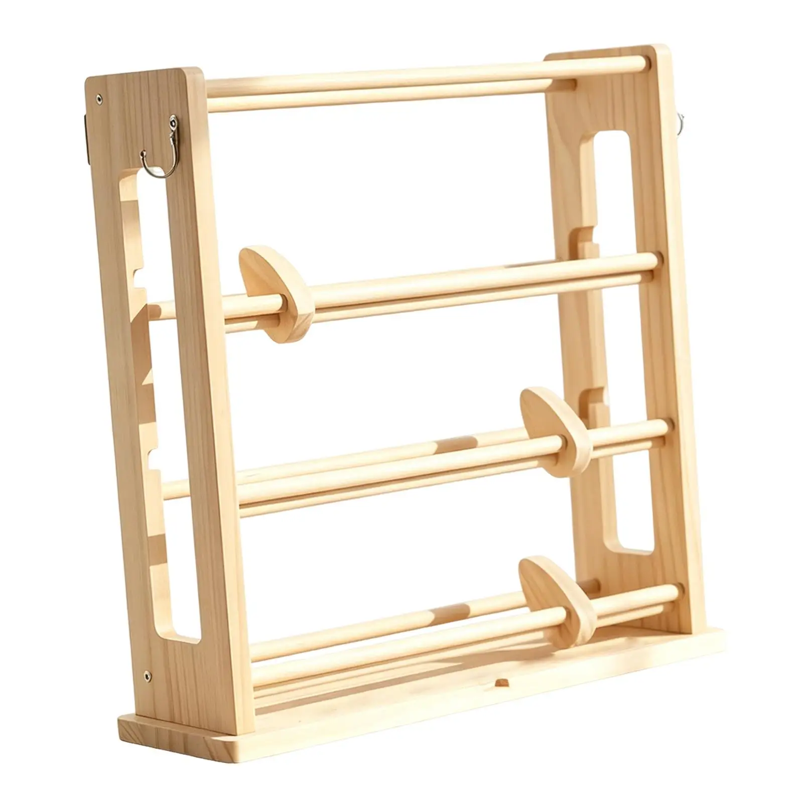 Wood Ribbon Organizer Tabletop for Cake Shop Flower Store Sewing Craft Room
