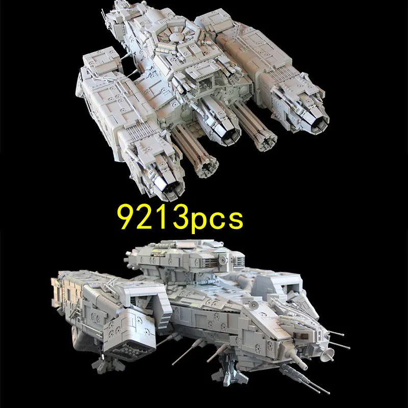 MOC Large Adult High-Difficulty Building Model Kit with Small Particle Building Blocks (9213pcs)