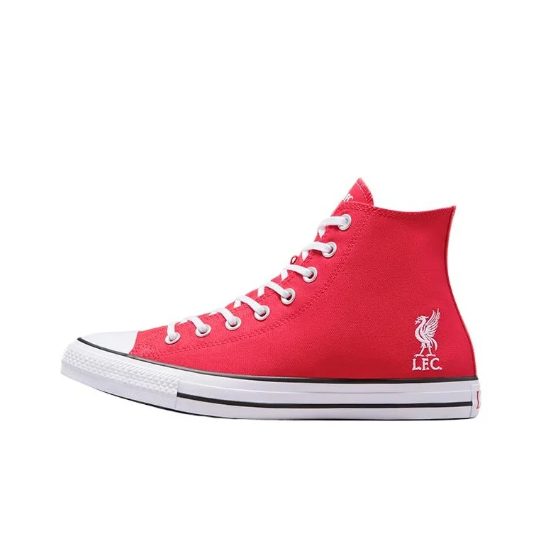 Converse x LIVERPOOL FC Chuck Taylor All Star Comfortable Abrasion Resistant Abrasion Resistant Mid top Canvas Shoes A07260C