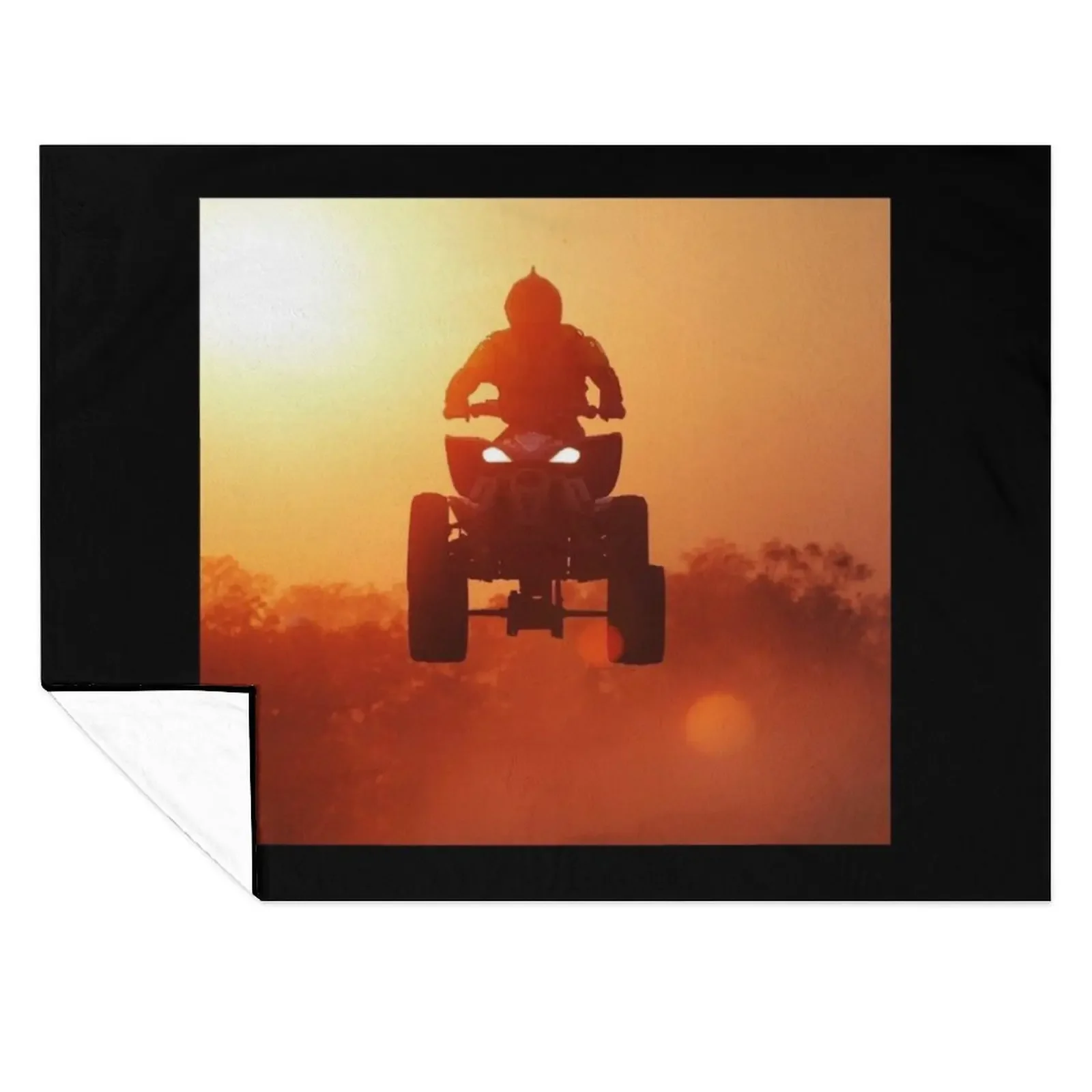 

Quad bike sunset Throw Blanket Extra Large Throw For Sofa Thin Cute Plaid Luxury Throw Blankets