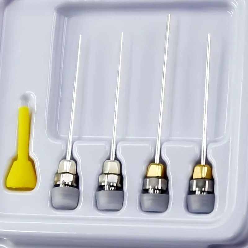 

1Set Dental Gutta-Percha Cutting Needle, Root Canal Filling System Injection Needle, Dental Hot-Melt Filler Working Needle