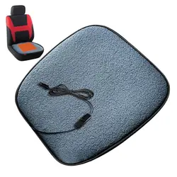 Winter Car Heated Seat Cushion 5V 12W Auto USB Electry Heating Seat Pad With Thermostat Warm Heated Seat Covers Car Interior