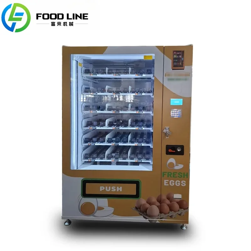 آلة بيع الثلاجة الذكية المخصصة FL، آلية المصعد مع المشروبات الباردة والوجبات الخفيفة