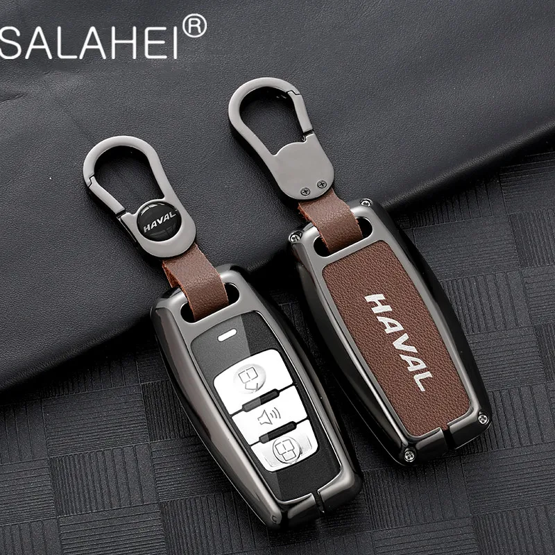 

Alloy Car Smart Remote Key Case Cover Holder Shell For Great Wall Haval/Hover H6 H7 H4 H9 F5 F7 H2S Auto Keychain Fob Accessorie