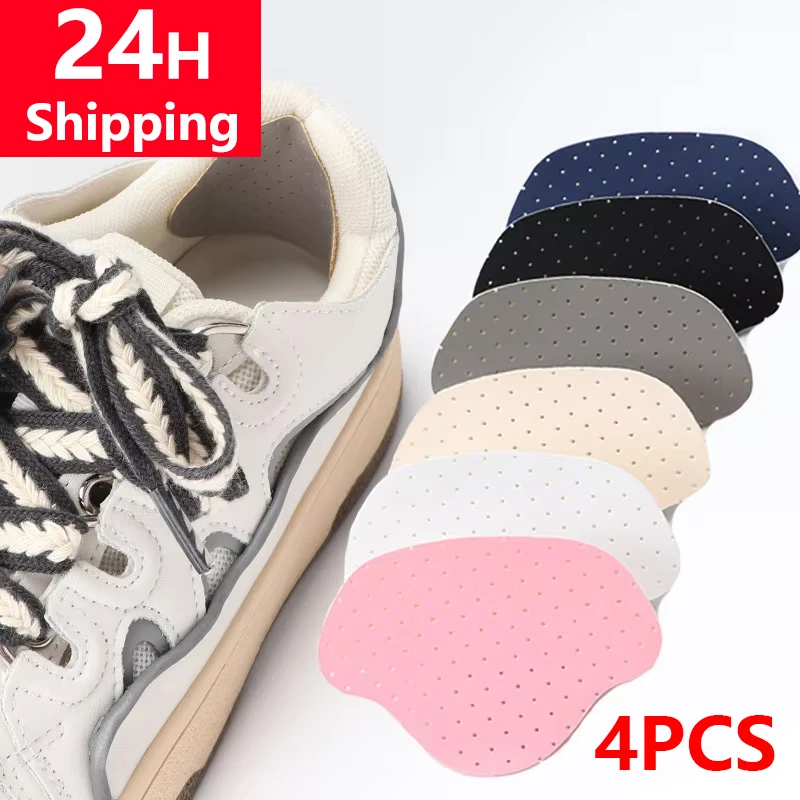 

4PCS Sports Shoes Patches Breathable Shoe Pads Patch Sneakers Heel Protector Adhesive Patch Repair Shoes Heel Foot Care Products