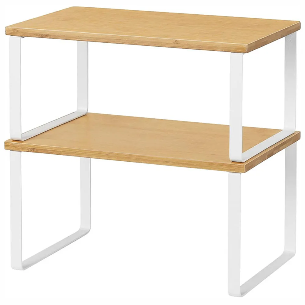 

L Набор органайзеров для полки из двух частей - расширяемая стойка для хранения на столешнице, штабелируемая стойка для хранения на столешнице