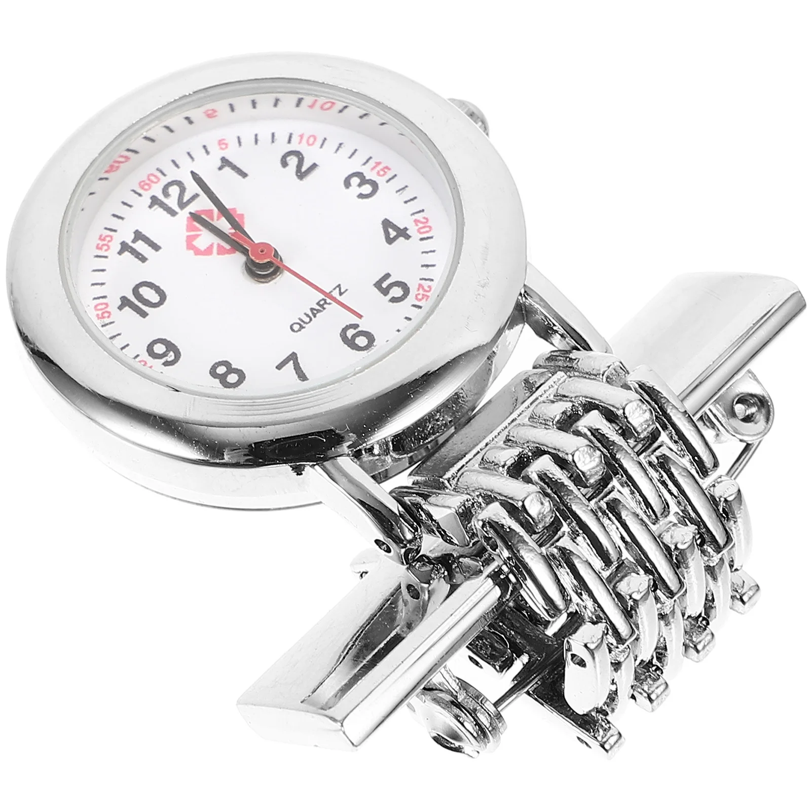 1 قطعة ساعة جيب ممرضة طبية مشبك دائم ممرضة ساعة معلقة مضيئة العملي التمريض شارة الطبيب التلبيب بروش