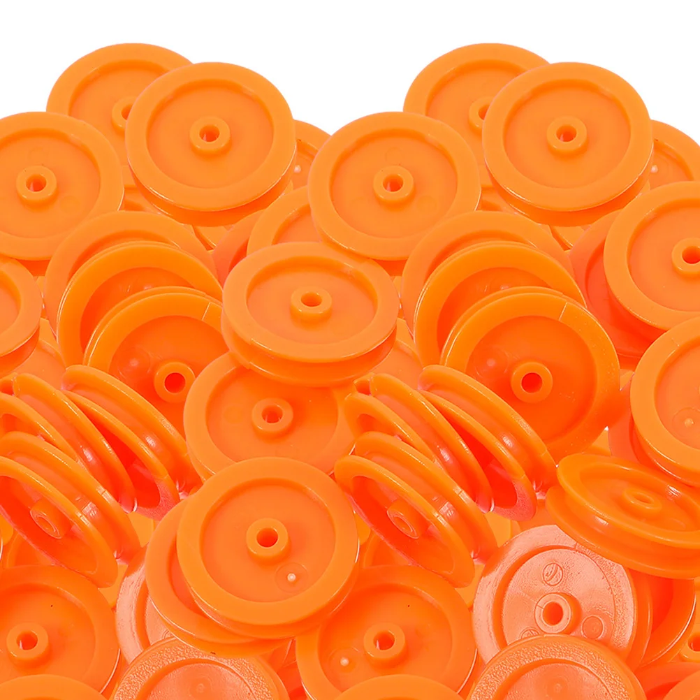 50 szt. Plastikowych kółek pasowych do samodzielnego montażu akcesoriów do samochodów i samolotów, zamienne koła, funkcjonalny system kół pasowych, element mechaniczny do konstrukcji.